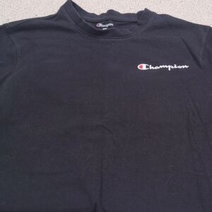 Champion Black Short Sleeve Tee